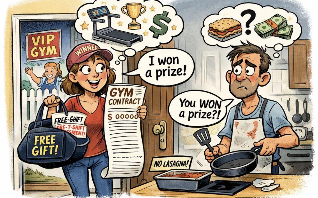 Selling Dumbbells to Little Old Ladies